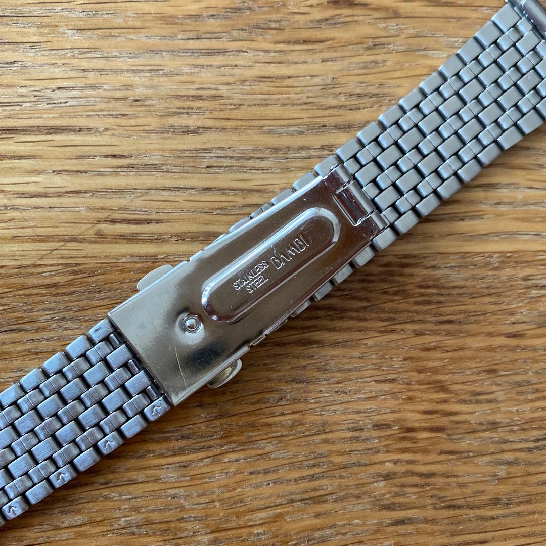 【美品】BAMBI バンビ OSCAR オスカー 20mm ステンレス ブレス