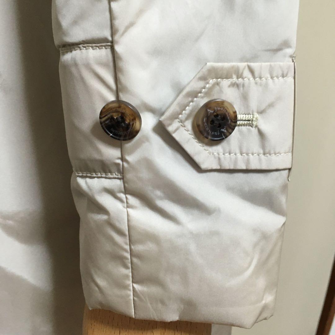 美品◇アクアスキュータム 定7.5万 ボアライナー付 AラインスプリングコートS