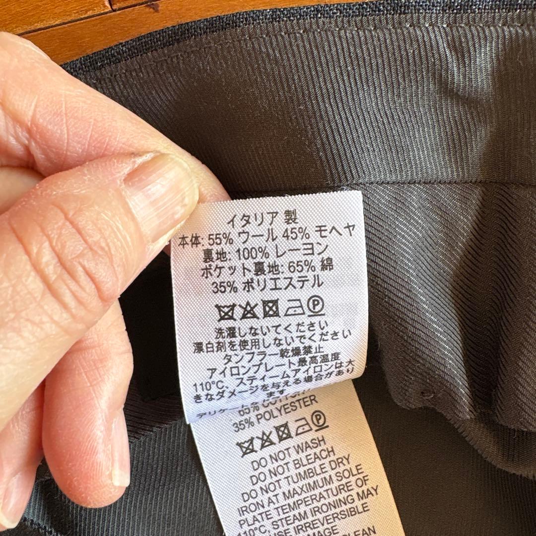 ダンヒル　グレー系チェック 2ボタンスーツセット