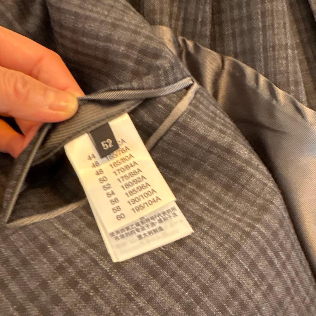 ダンヒル　グレー系チェック 2ボタンスーツセット