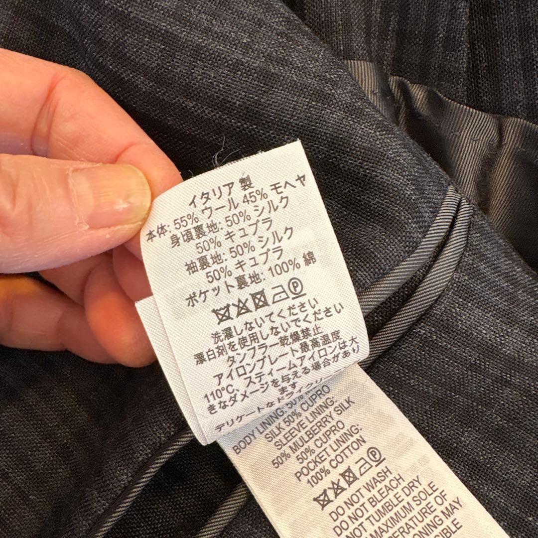 ダンヒル　グレー系チェック 2ボタンスーツセット