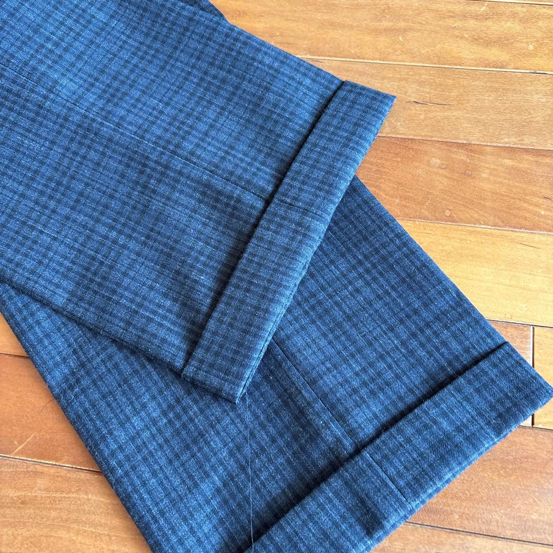 ダンヒル　グレー系チェック 2ボタンスーツセット