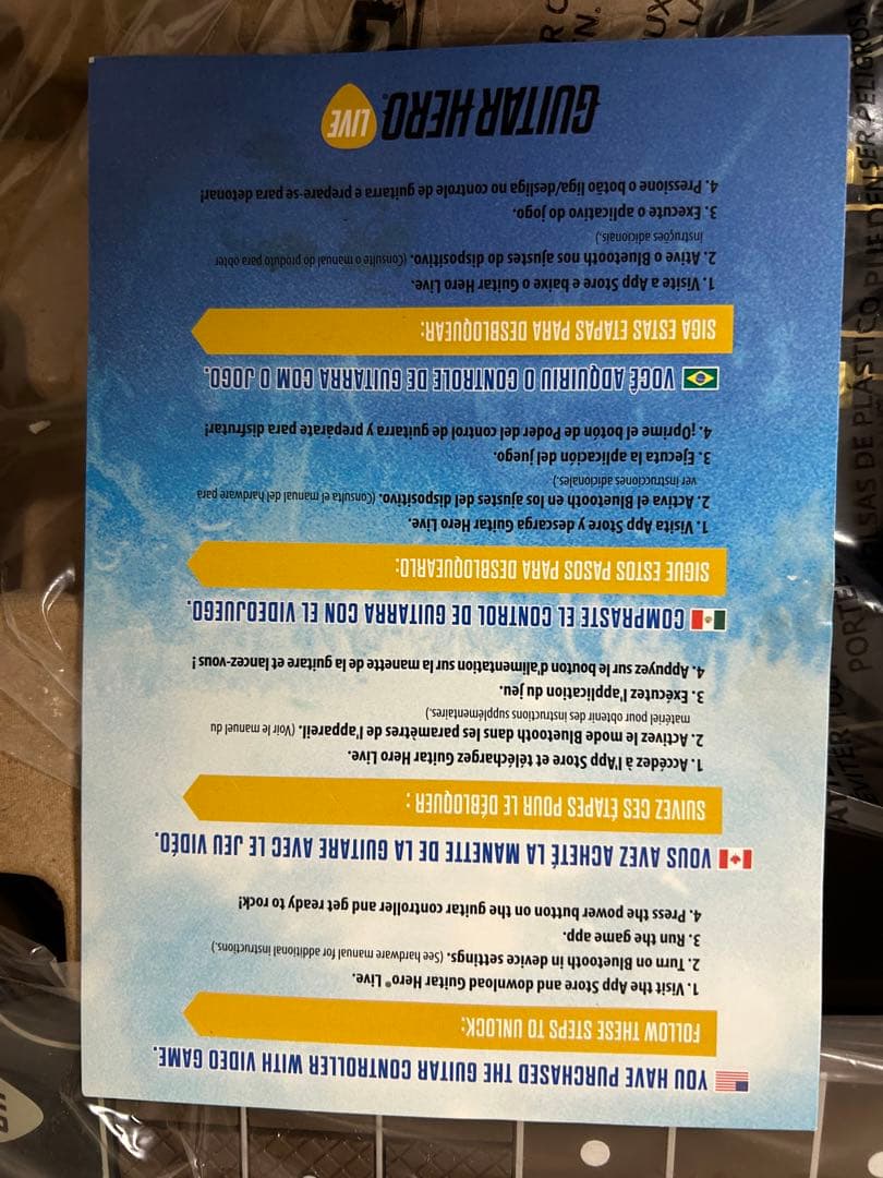 ギターヒーロー LIVE ヨーロッパ版　guitar HERO LIVE