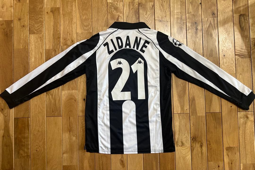ユヴェントス 長袖ユニフォーム 1997-98シーズン ジダン 21 Mサイズ
