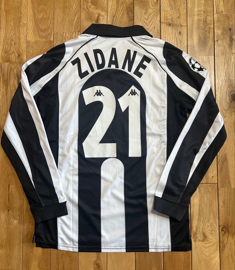 ユヴェントス 長袖ユニフォーム 1997-98シーズン ジダン 21 Mサイズ