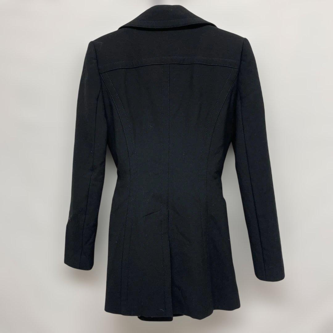 ドルガバ　D&G ウール　ビスコース　コート　レオパード　ベルト　ゴールド　40