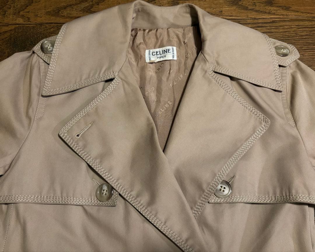 VINTAGE /CELINE /トレンチコート /SIZE:36 /フランス製