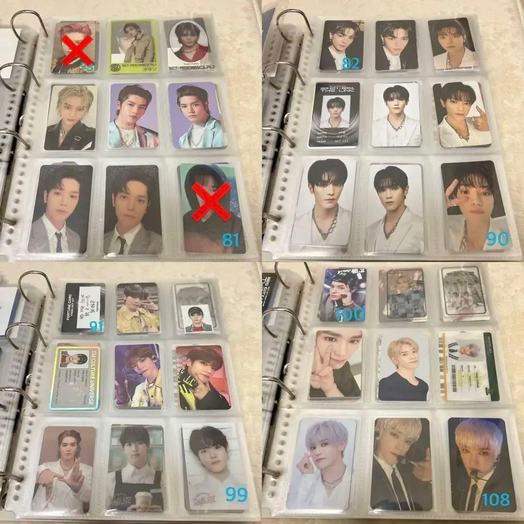 NCT NCT127 テヨン トレカ ジェヒョン ジョンウ マーク ヘチャン