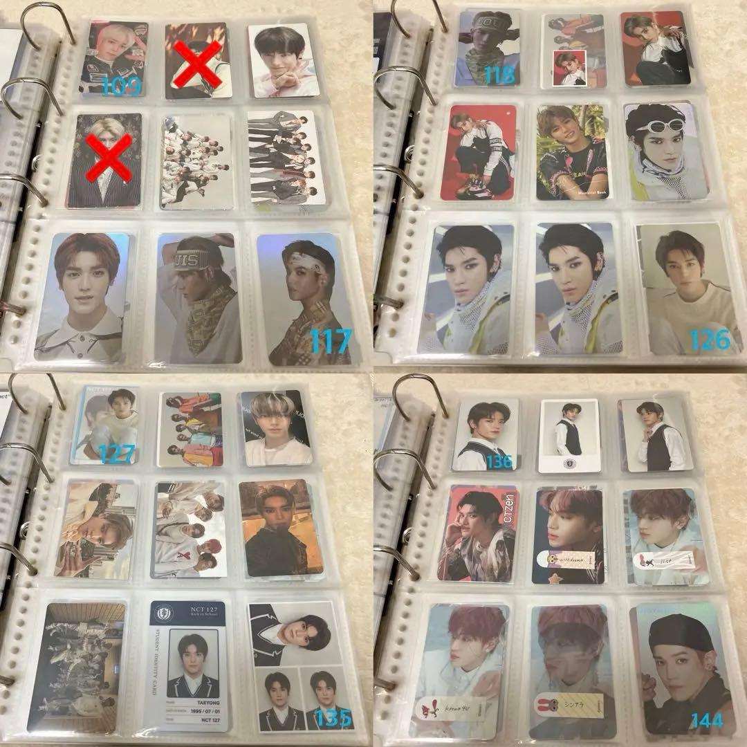 NCT NCT127 テヨン トレカ ジェヒョン ジョンウ マーク ヘチャン