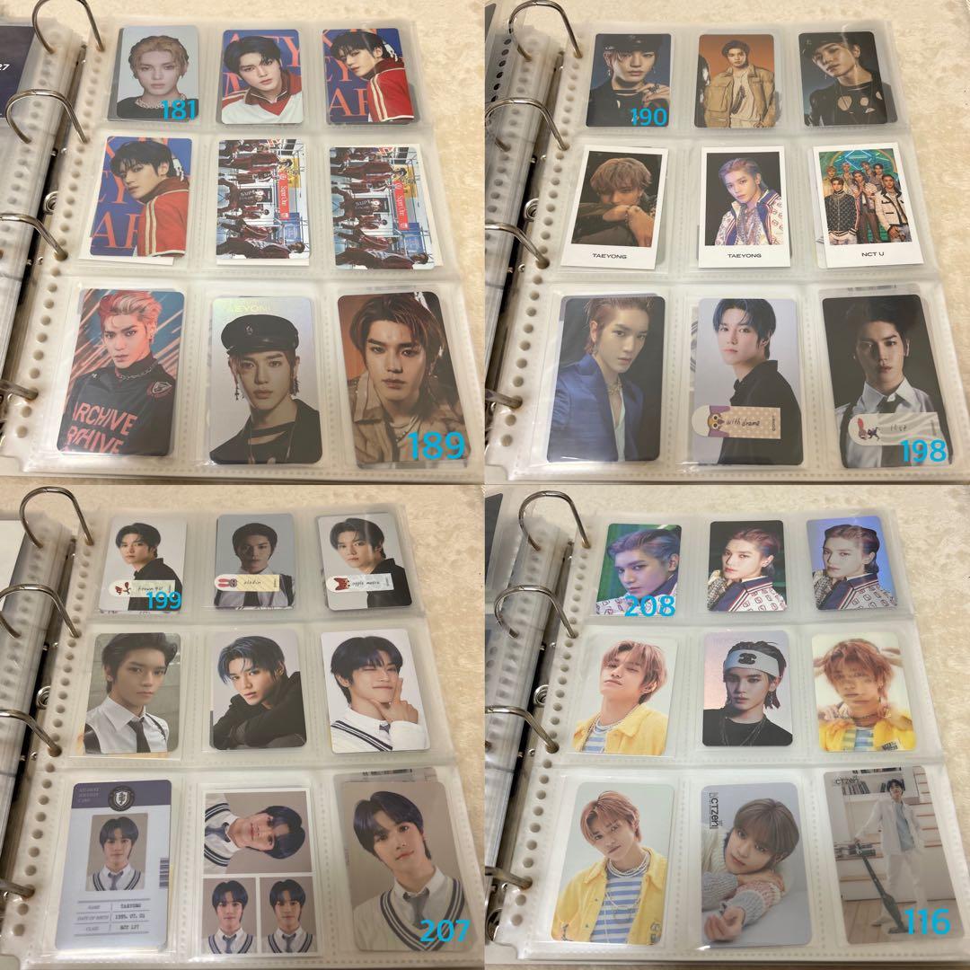 NCT NCT127 テヨン トレカ ジェヒョン ジョンウ マーク ヘチャン