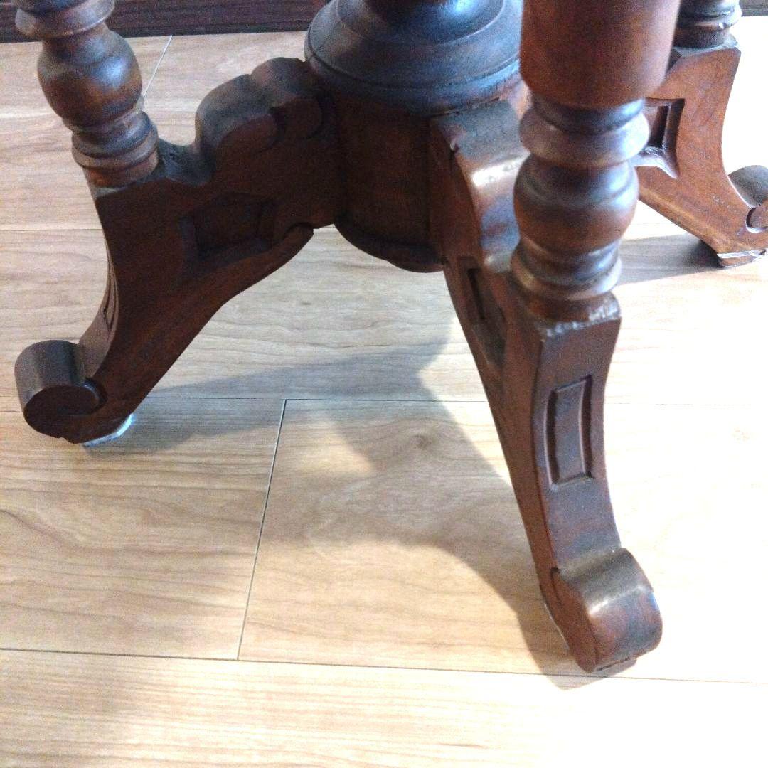 無垢材オーバル型　サイドテーブル