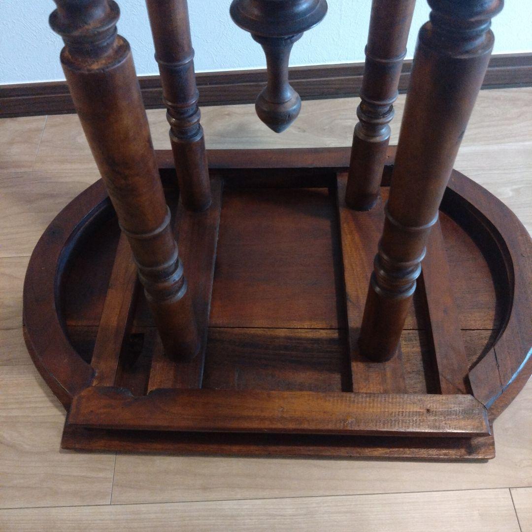 無垢材オーバル型　サイドテーブル