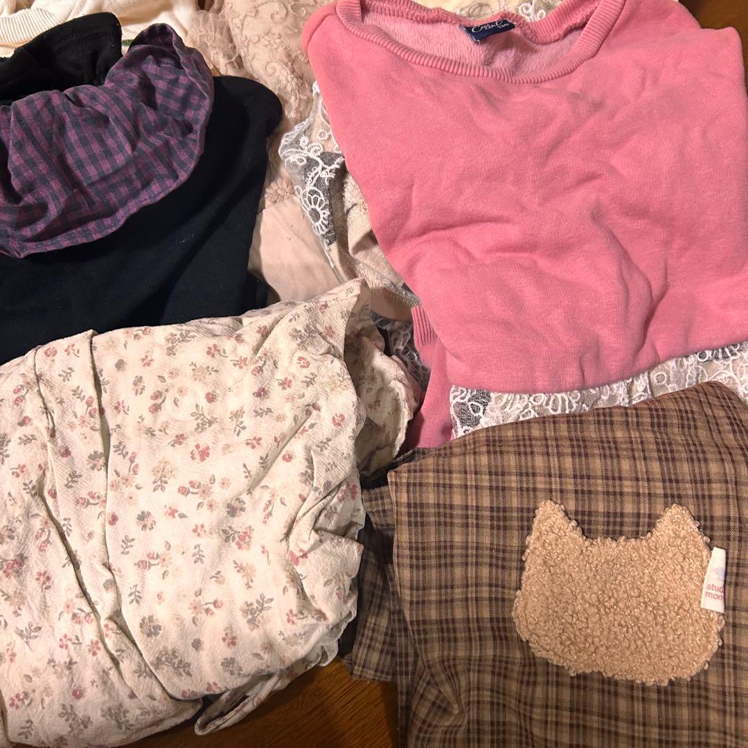 d*い様 【即納】女の子 120〜130cm 通学・普段着まとめ50点 春秋冬