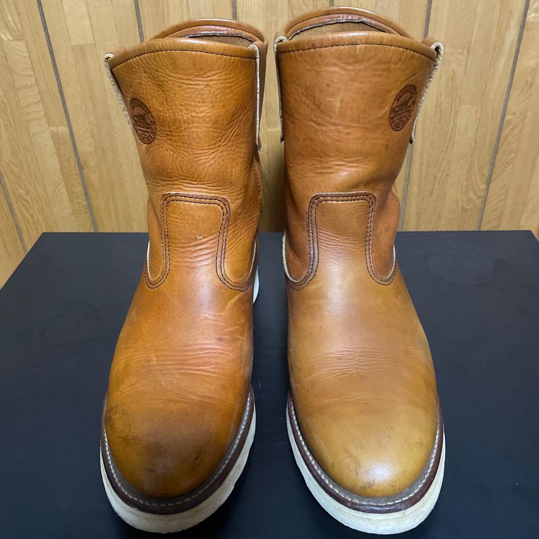 ま*た様 レッドウィング　ペコスブーツ 9E 緑犬タグ
