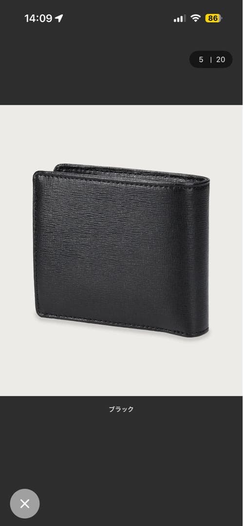 Polo Ralph Lauren ブラック二つ折り財布