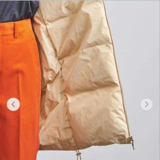 UNITED ARROWS ダウンベスト NATURAL 36(S)