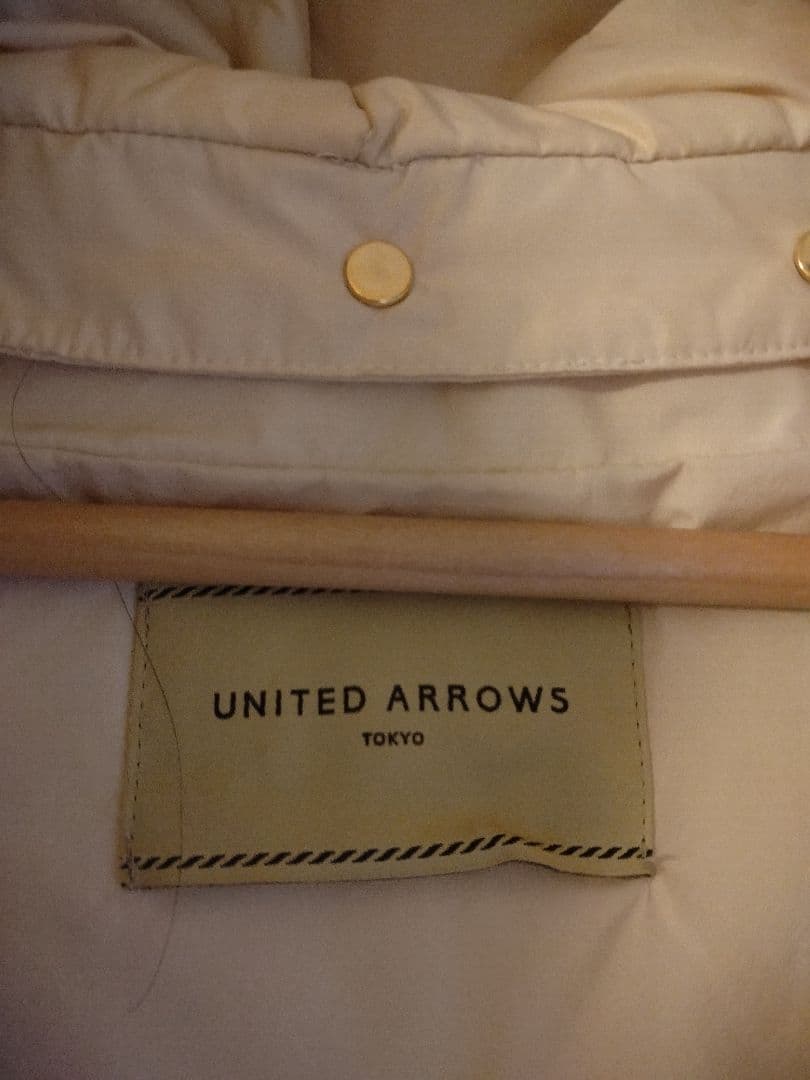UNITED ARROWS ダウンベスト NATURAL 36(S)