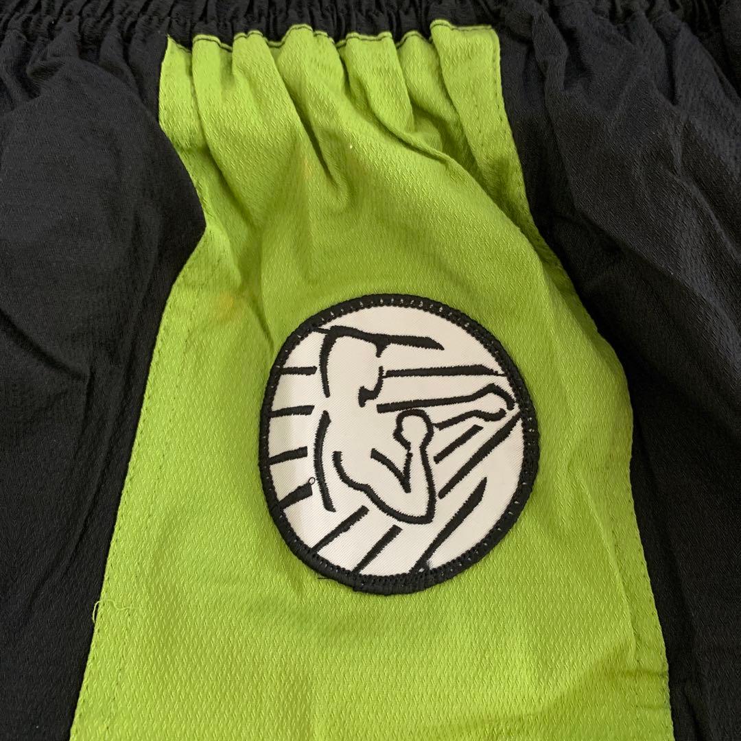 【新品未使用】B.T.S.J. ストレートパンツ S 黒/緑