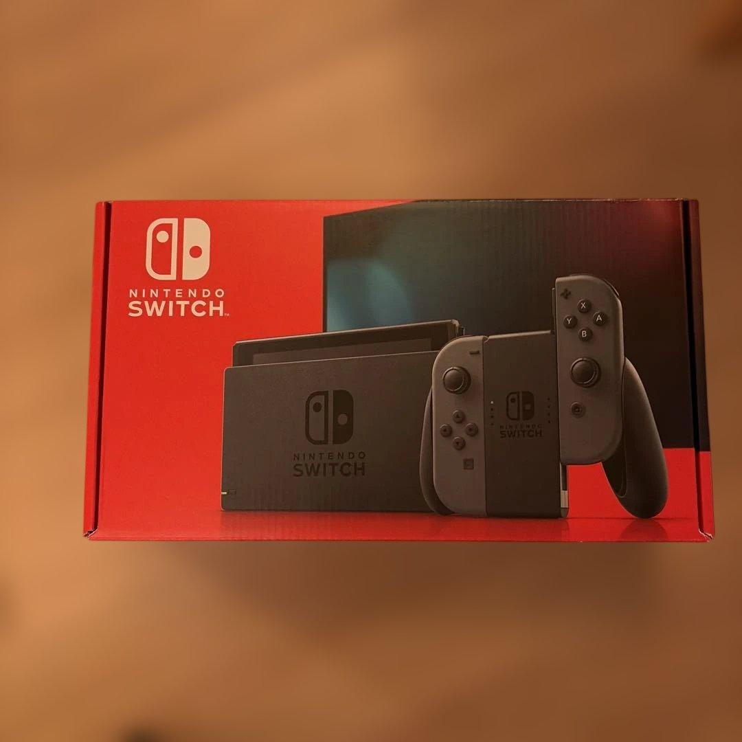 【すぐ遊べるセット】Nintendo Switch 本体 グレー　ソフト付き