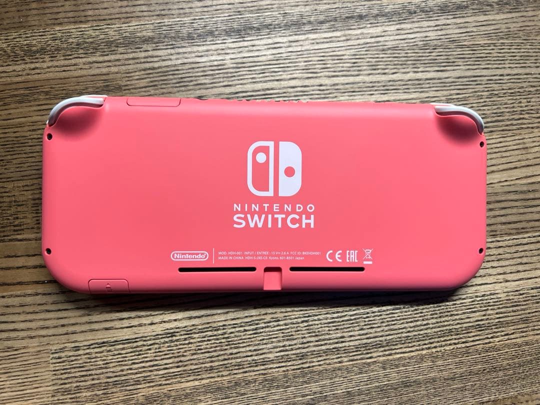 【美品・ほぼ未使用】Nintendo Switch Lite ピンク 本体