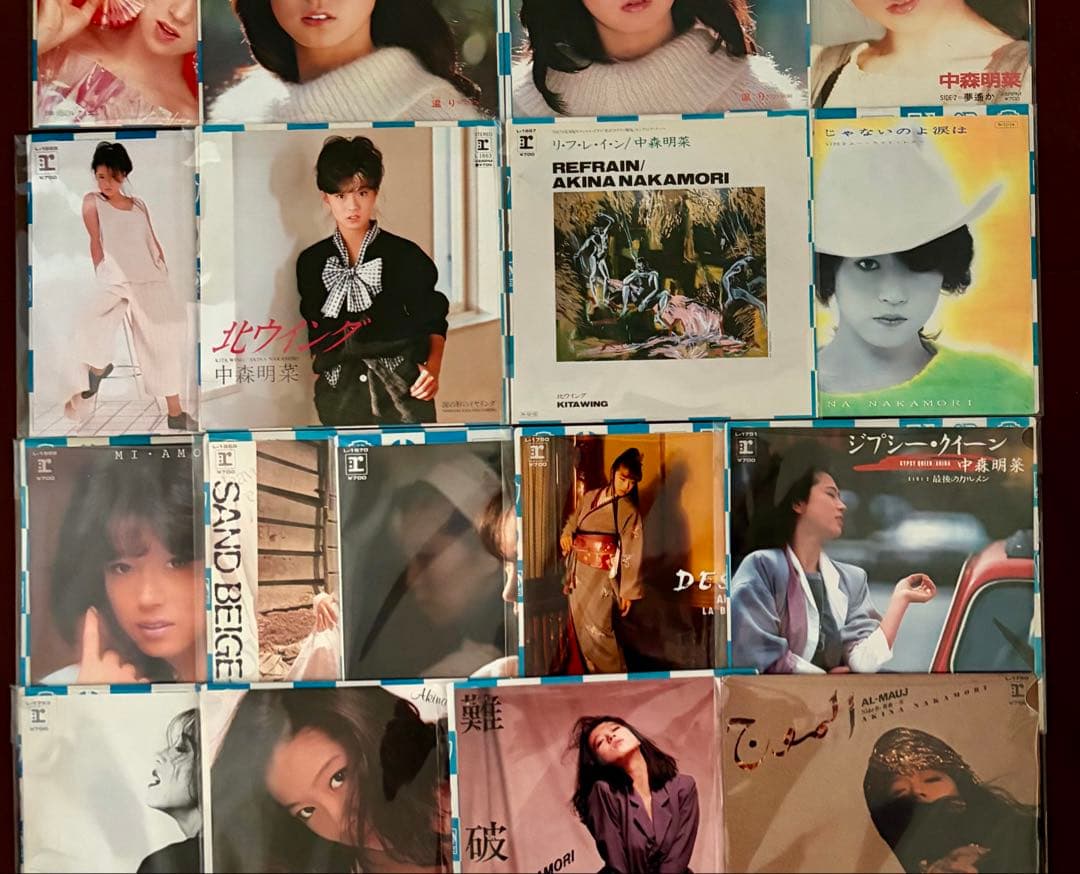 美盤美品 中森明菜さんEPレコード 少女A 1/2の神話 TATTOO他 23枚