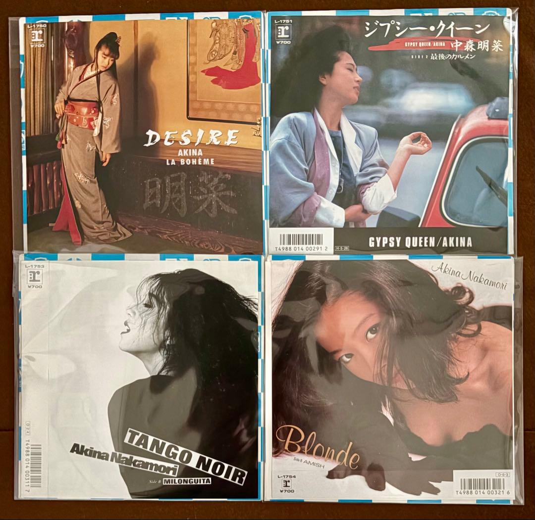 美盤美品 中森明菜さんEPレコード 少女A 1/2の神話 TATTOO他 23枚