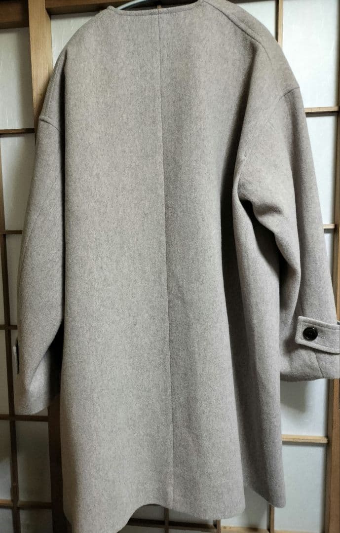 FORK&SPOON　ウールノーカラーコート