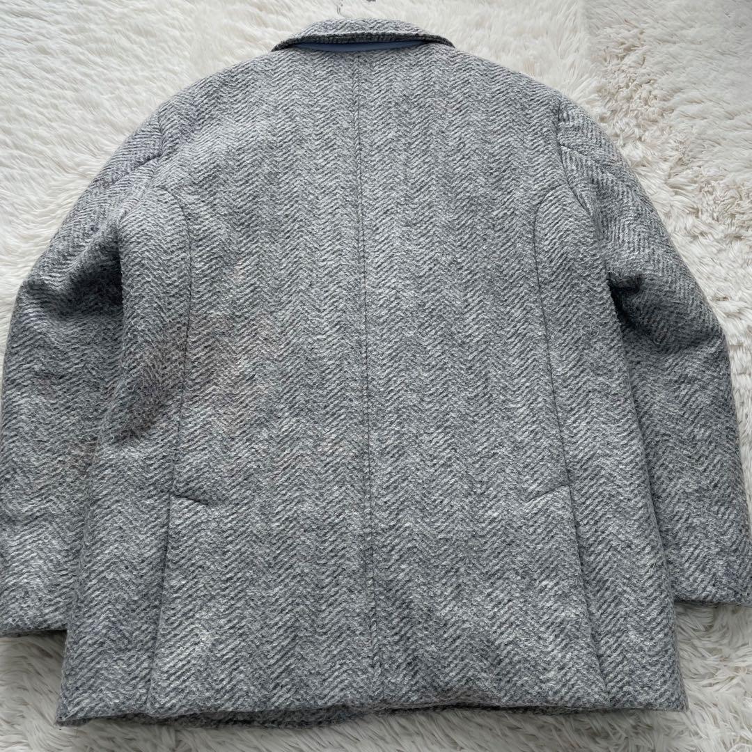 極美品✨トミーバハマ　テーラードジャケット　肉厚ダウン　ヘリンボーン　裏地　XL