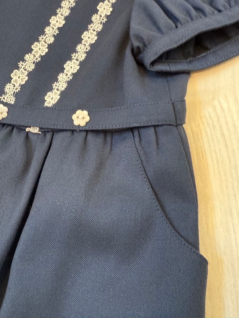 カリニッシモ 半袖ワンピース オーダー お受験 100cm相当