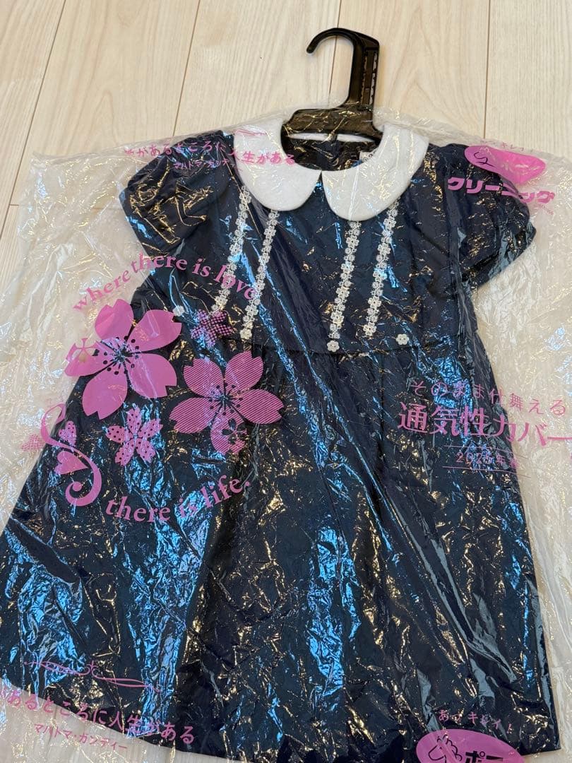 カリニッシモ 半袖ワンピース オーダー お受験 100cm相当