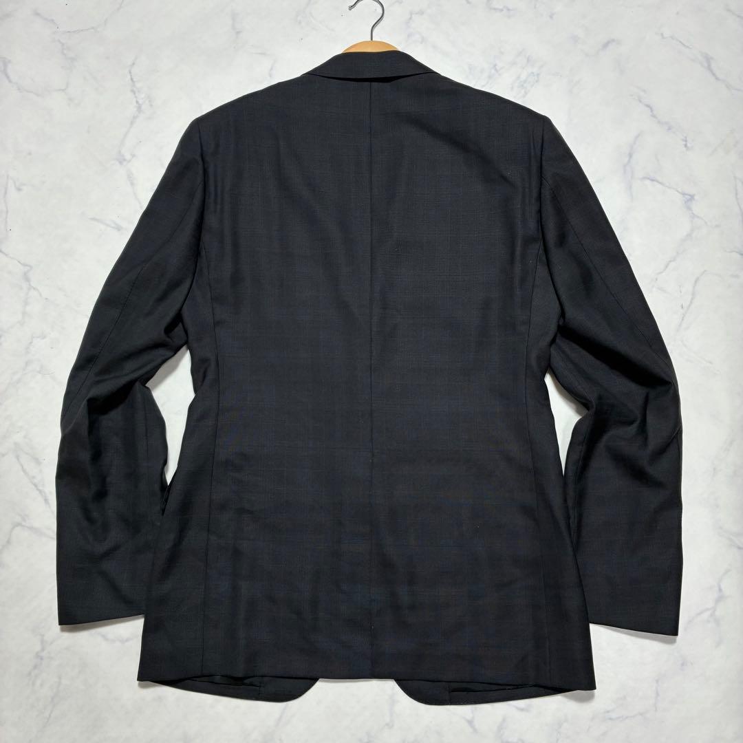 極美品✨D'URBAN 高級シルク混 テーラードジャケット Y8 グレー系