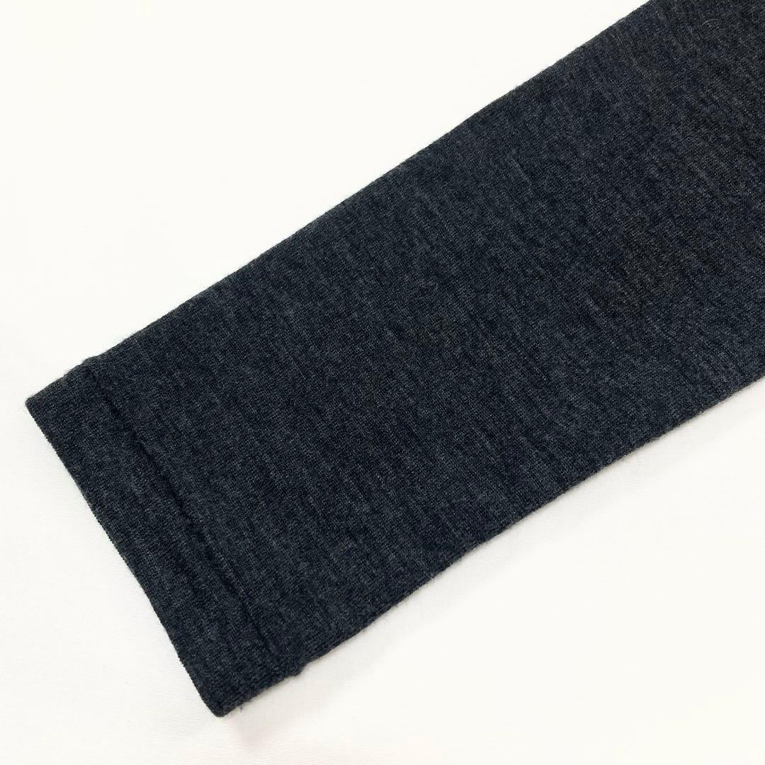 Y's ワイズ 美品 アランニット パッチ ドッキング カットソー グレー2