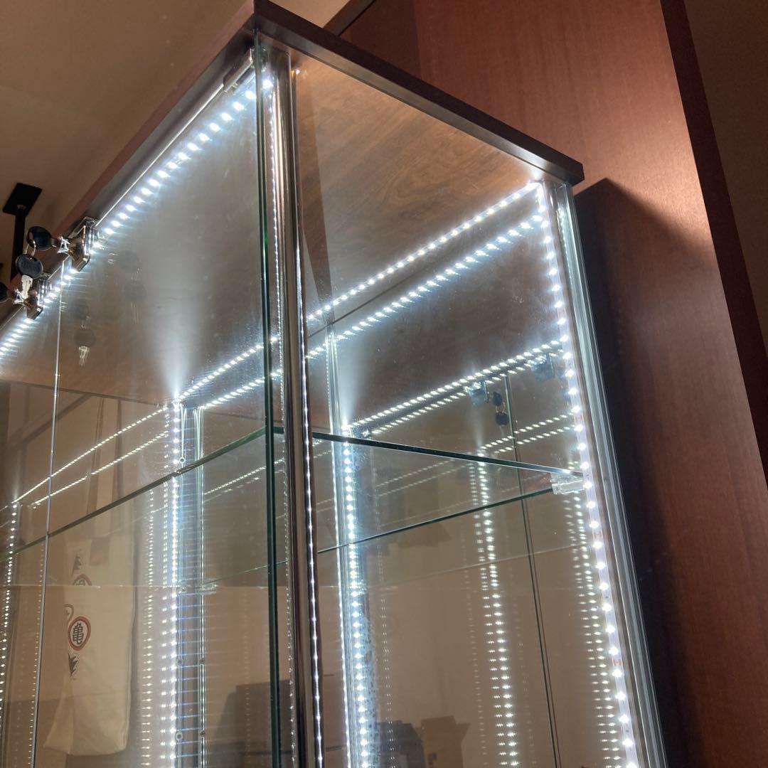 【設置込み】地球家具　コレクションケース JONY ワイドハイタイプ　160cm