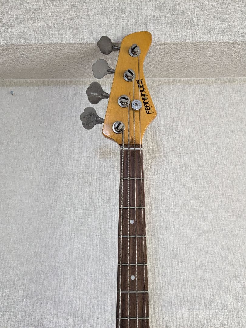 【ジャンク品】 フェルナンデス エレキベース 赤