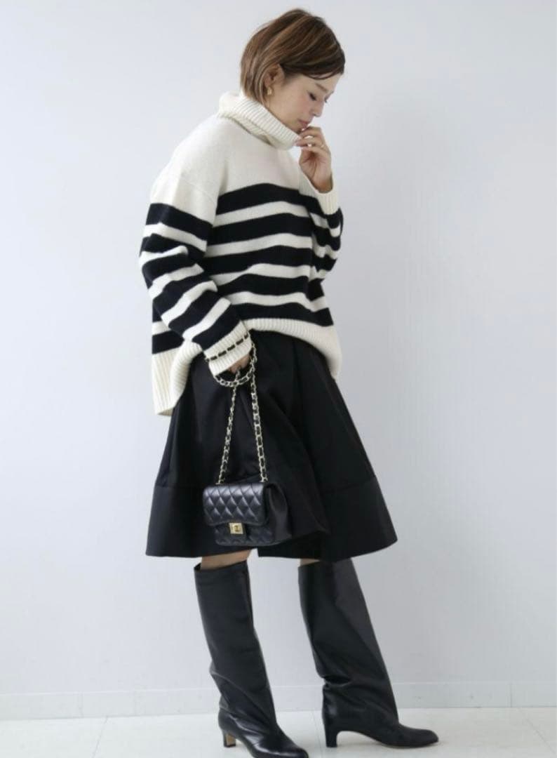 再々値下げ　ENFOLD タックフレアミニスカート　タグ付き