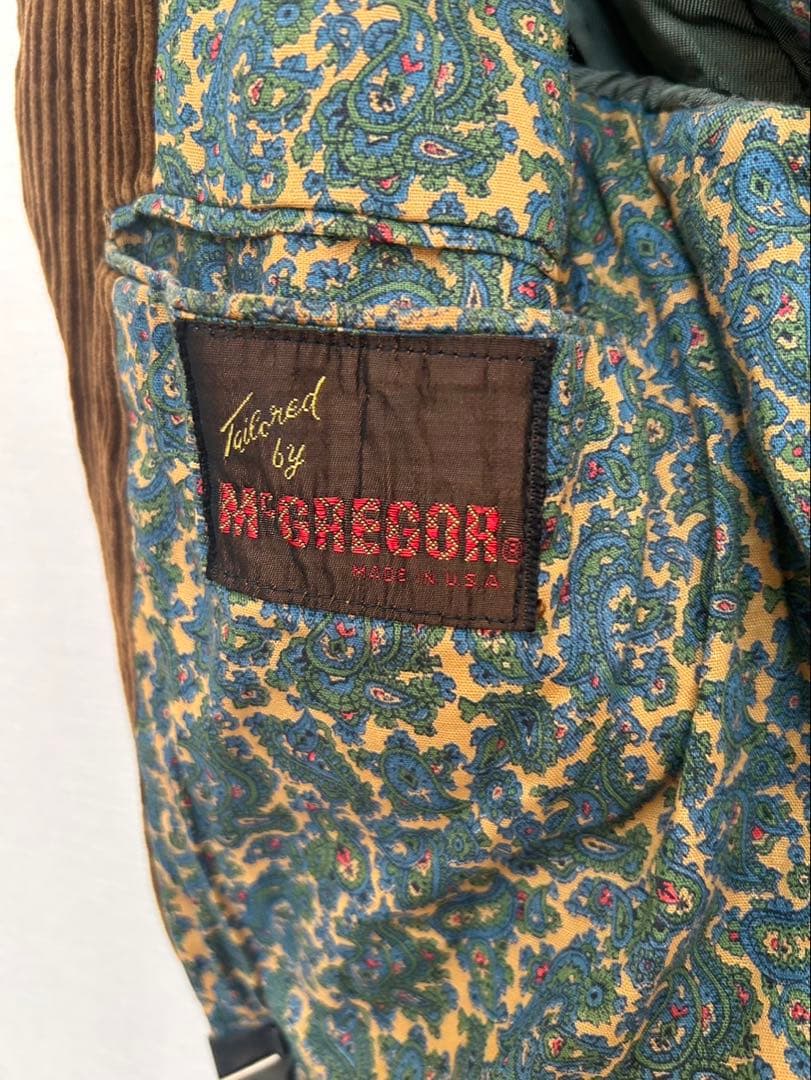 McGregor コーデュロイ テーラードジャケット