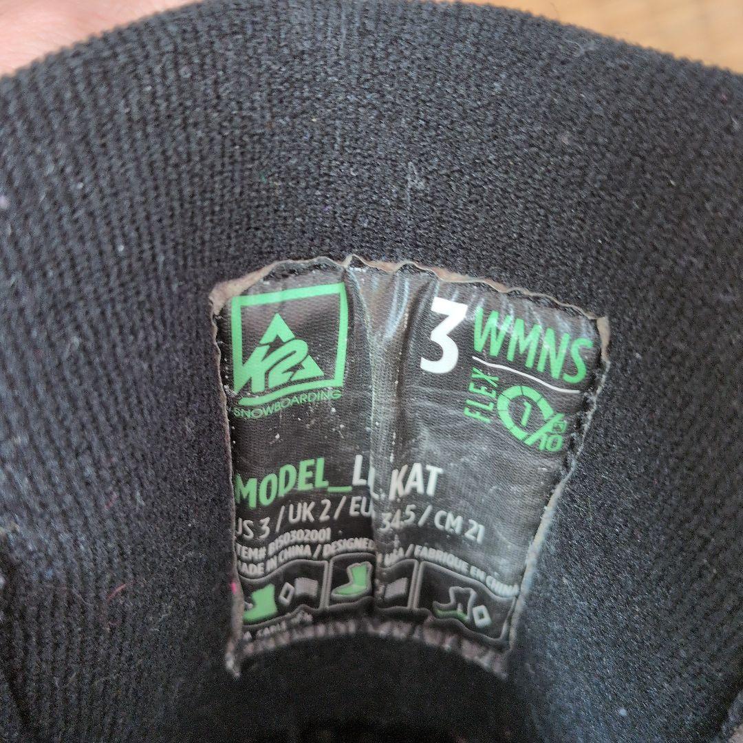 K2 Lil Kandi スノーボード110㌢&ブーツ21㌢セット　キッズ用