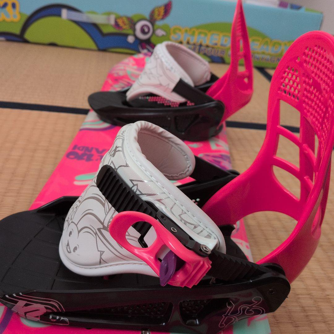 K2 Lil Kandi スノーボード110㌢&ブーツ21㌢セット　キッズ用