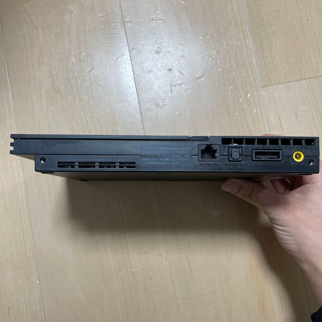 PS2 黒 SCPH-70000 本体 縦置スタンド ドラゴンボール他
