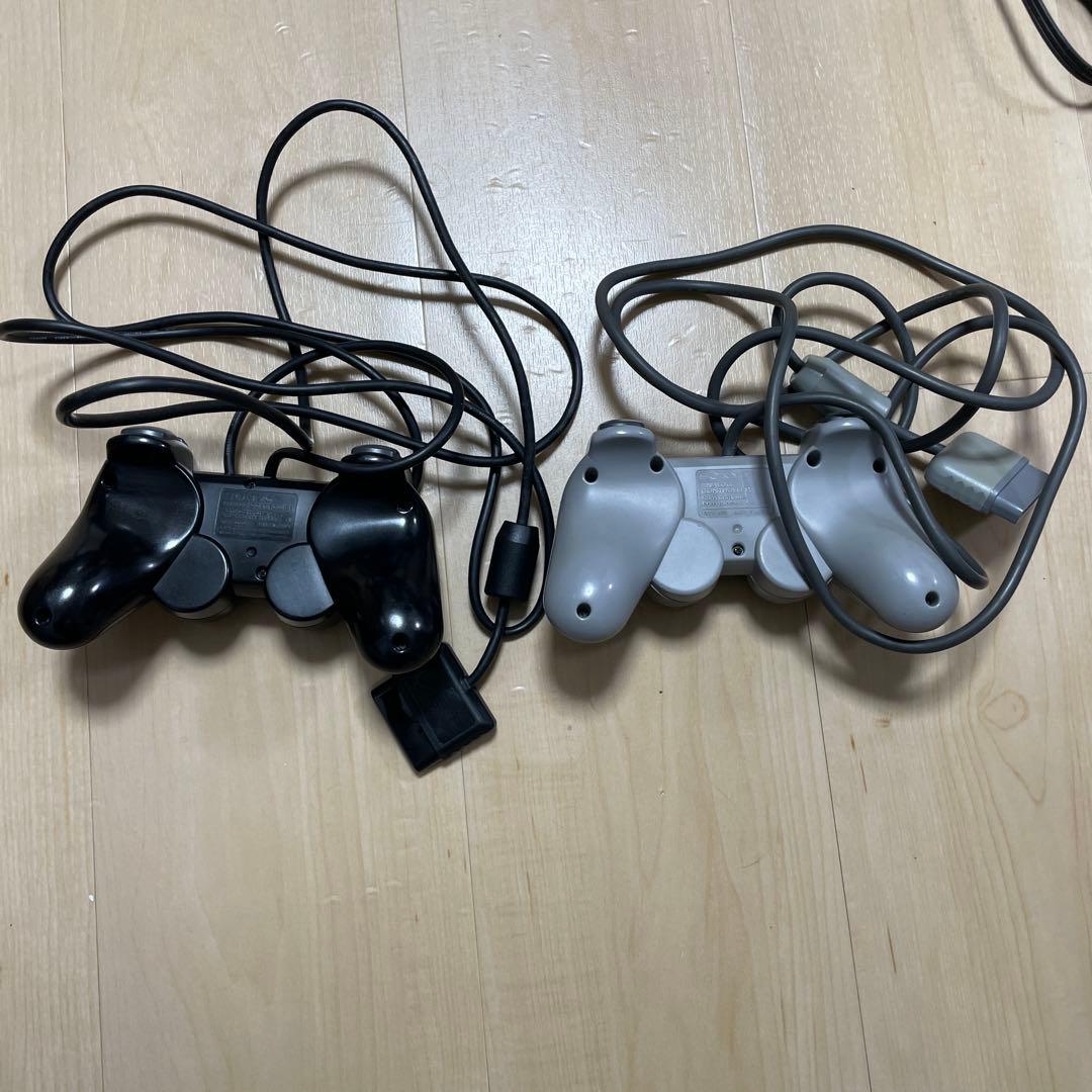 PS2 黒 SCPH-70000 本体 縦置スタンド ドラゴンボール他