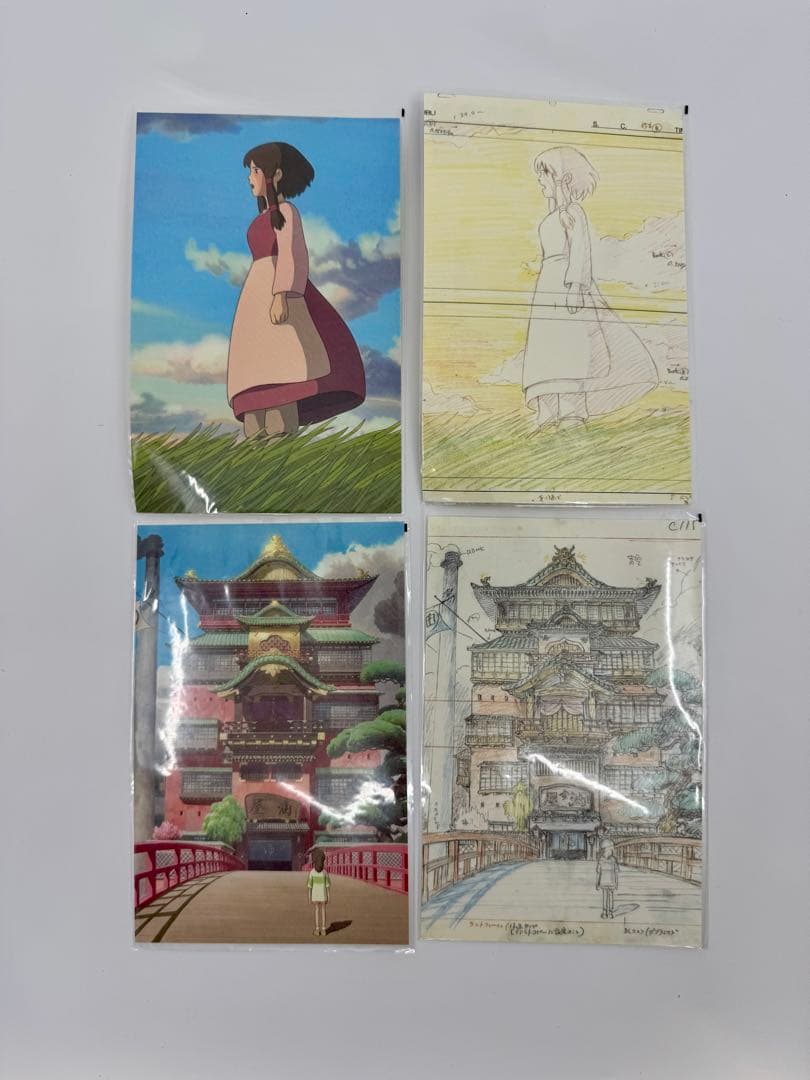 スタジオジブリ　レイアウト展　レイアウト集　ポストカード15枚