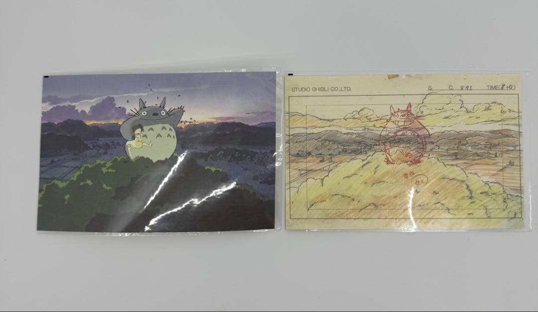スタジオジブリ　レイアウト展　レイアウト集　ポストカード15枚