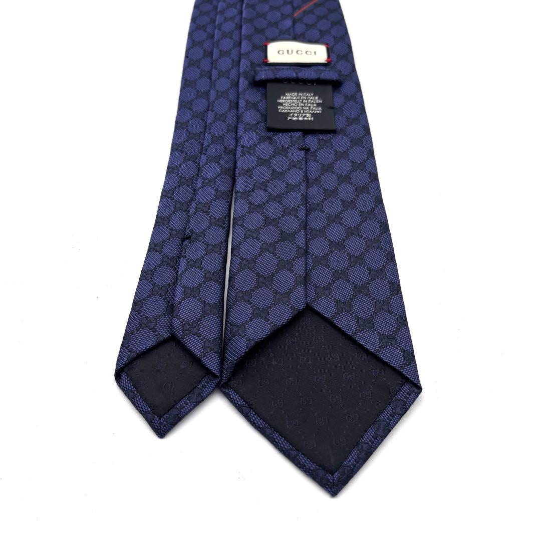 ✨極美品✨現行タグ✨GUCCI　ネクタイ　GG柄　シェリーライン　蜂　bee