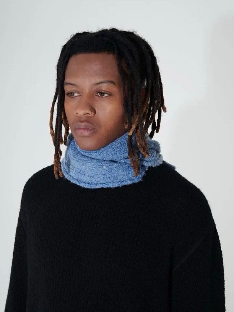 小物 Our legacy FLOSS SCARF Blue Acrylic
