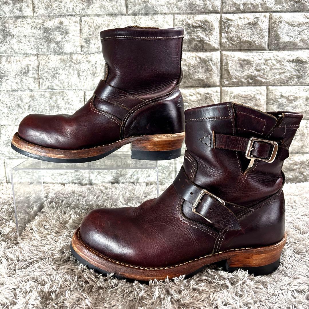 チペワ 1901M11 黒タグ USA製 スチールトゥ エンジニアブーツ 赤茶