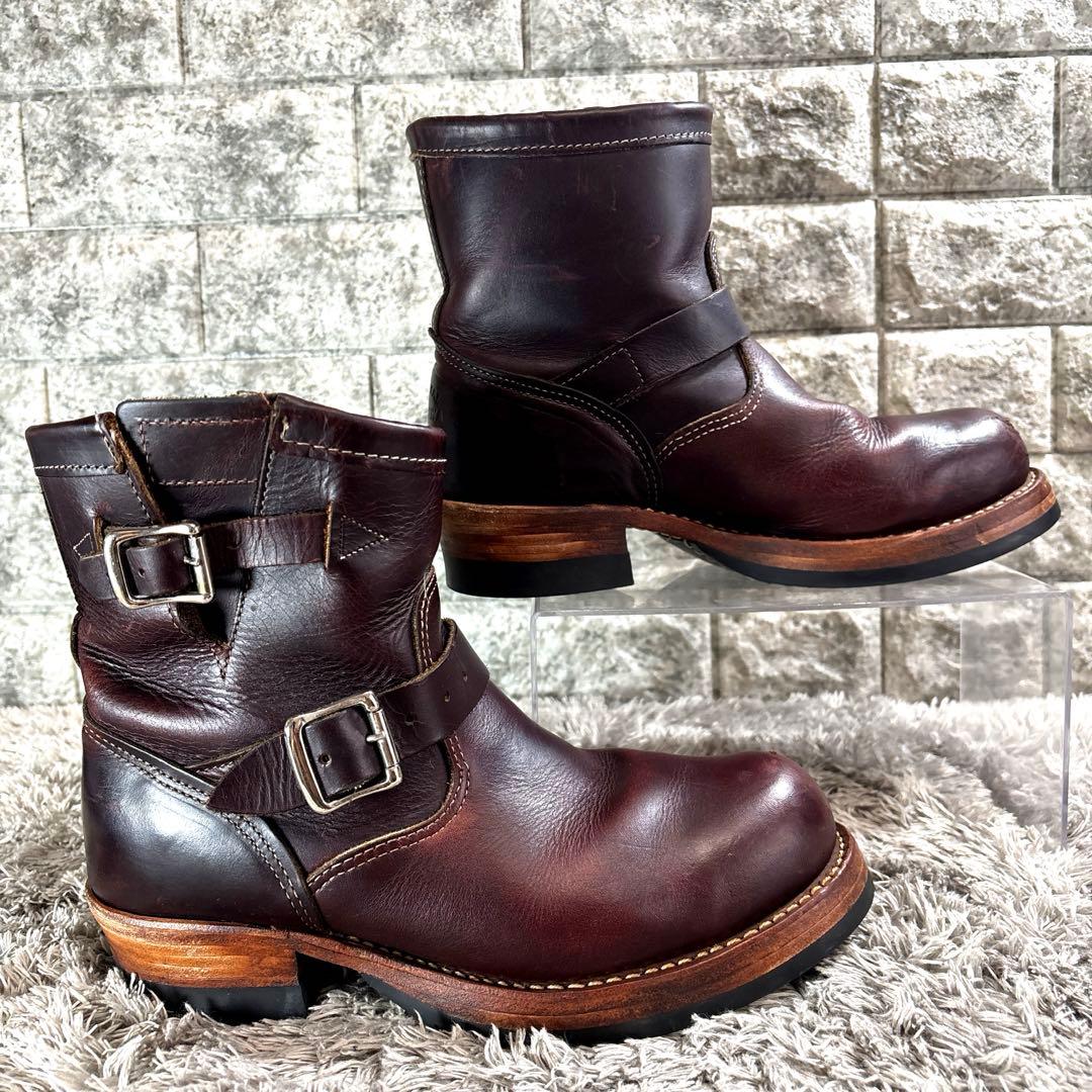 チペワ 1901M11 黒タグ USA製 スチールトゥ エンジニアブーツ 赤茶