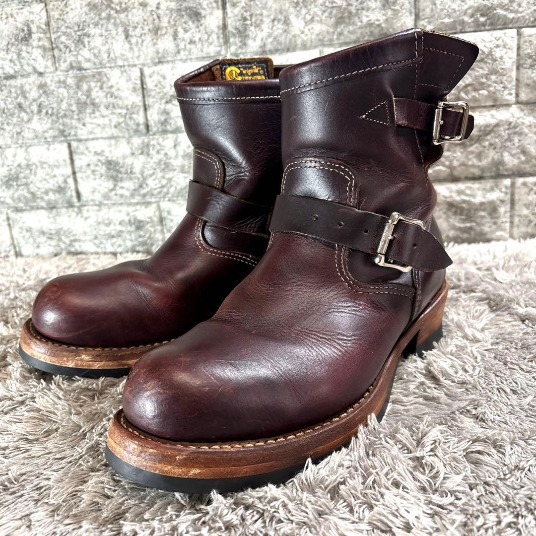 チペワ 1901M11 黒タグ USA製 スチールトゥ エンジニアブーツ 赤茶