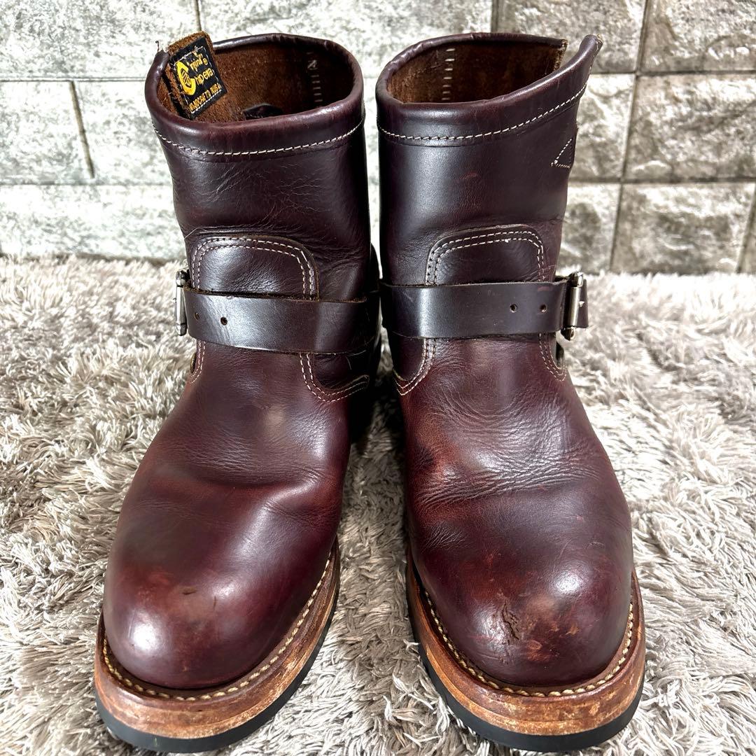 チペワ 1901M11 黒タグ USA製 スチールトゥ エンジニアブーツ 赤茶