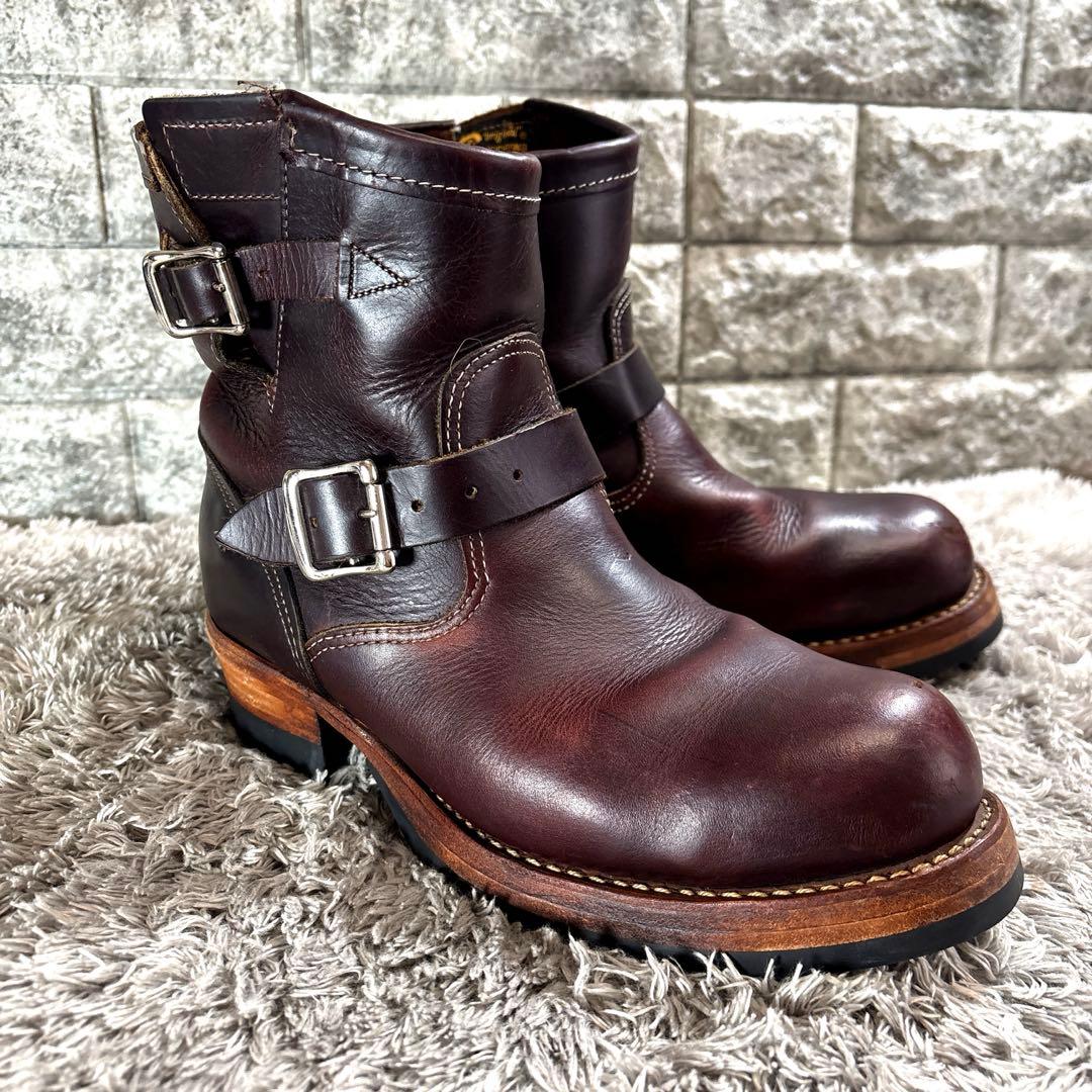 チペワ 1901M11 黒タグ USA製 スチールトゥ エンジニアブーツ 赤茶