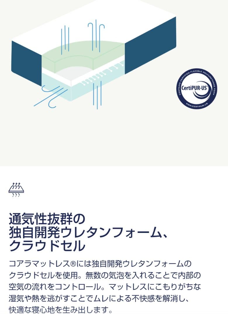 【50%OFF】春の新生活応援セール！オリジナル コアラマットレス セミダブル